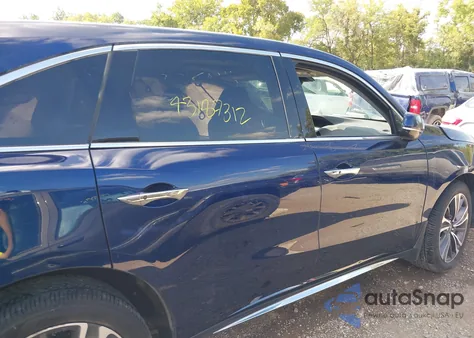 2020 Acura Mdx Technology Package from USA, damaged, VIN 5J8YD4H56LL035046